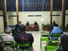 Tim Penyusun Perubahan RPJM Kalurahan Giripanggung Gelar Pengkajian Keadaan dan Gagasan di Regedeg